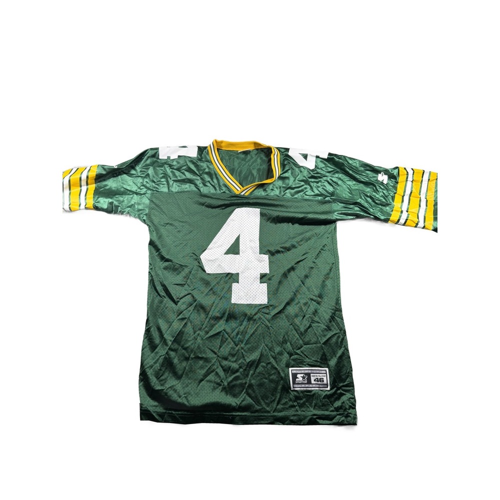 Starter Brett Favre Green Bay Packers #4 Football Jersey Mens 46/M Green
